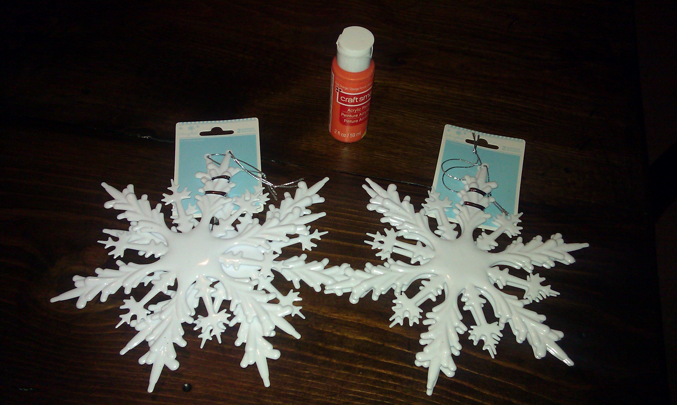  Plastic Snowflakes